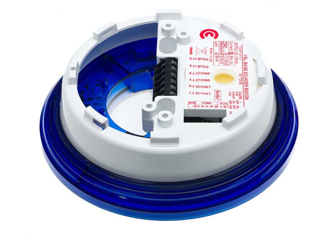  VSL White Platform Sounder Blue Lens